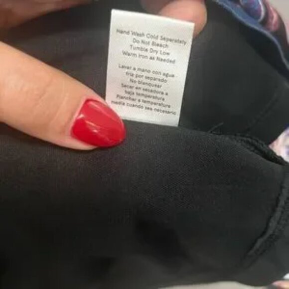 NWT Denim & Paisley Crop Top & Skirt Matching Set / Size 6 - Picture 14 of 15